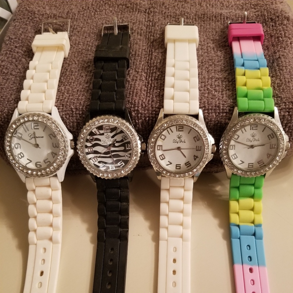 LOT of 4 Women's Fashion Watches